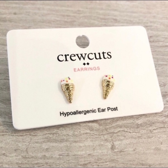 J. Crew Jewelry - J. Crew | Ice Cream Cone Emoji Stud Earrings